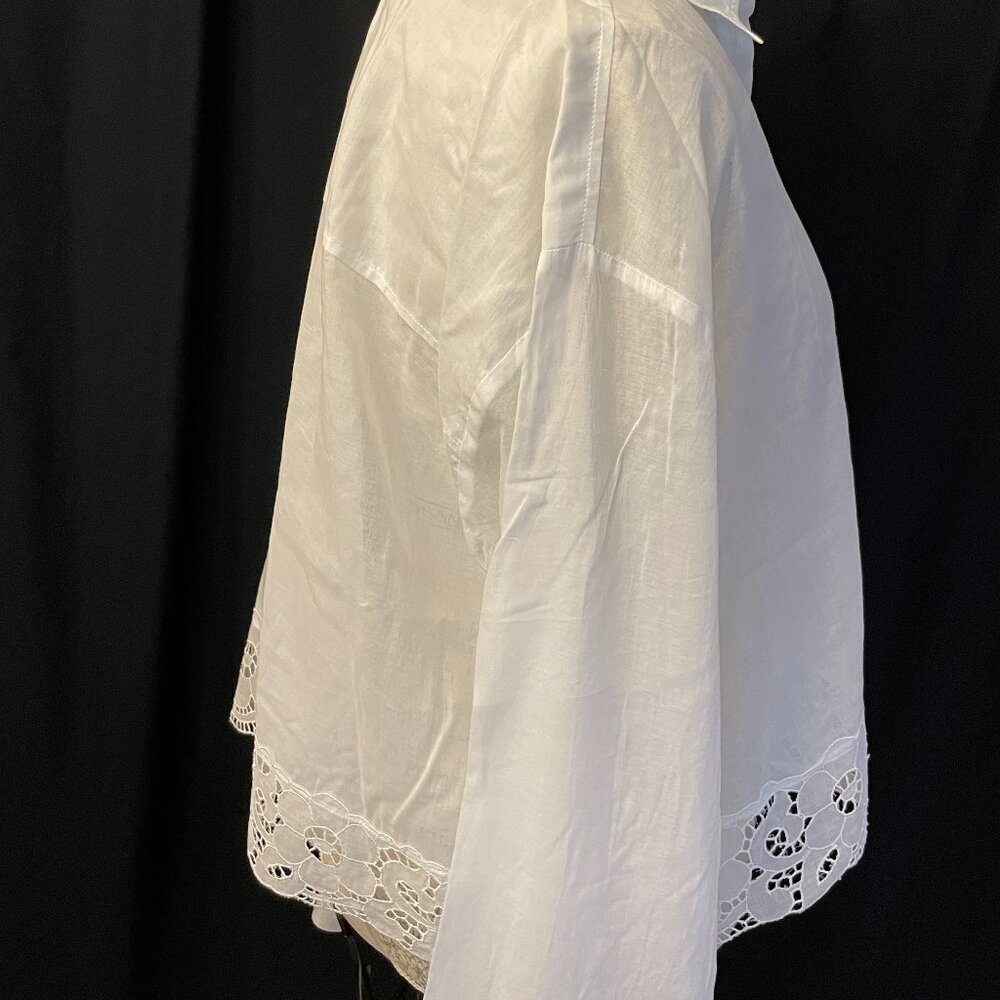 New. Gorgeous 100% Cotton EAC-Camicia Cannes Mussola: Size 46 - Picture 8 of 14